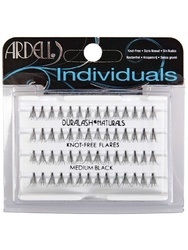 Ресницы пучки безузелковые Ardell Dura Lash Flare Medium, средние черные