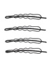 Набор для причесок DEWAL, коричневый: невидимки фигурные 4 шт/уп