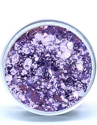Лаванда ГлиттерГель. Блёстки для лица и тела, 10 мл / Queridos Glitters