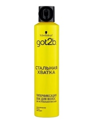 Лак для волос Got2b Стальная хватка (Glued) гиперфиксация 6, 300 мл
