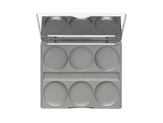 Палитра пустая для пудры/ Dual Finish 6er-Palette, Leer 6 цв.