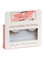Ресницы накладные лента б/клея 10-14мм, 0,07мм нейлон коричневый