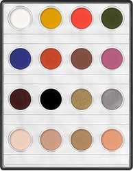 Грим кремообразный в мини палитре/Supracolor Mini-Palette 16 colors