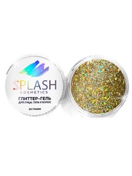 Глиттер-гель для лица, тела и волос "SPLASH" цвет "HOLO GOLD" 30 гр